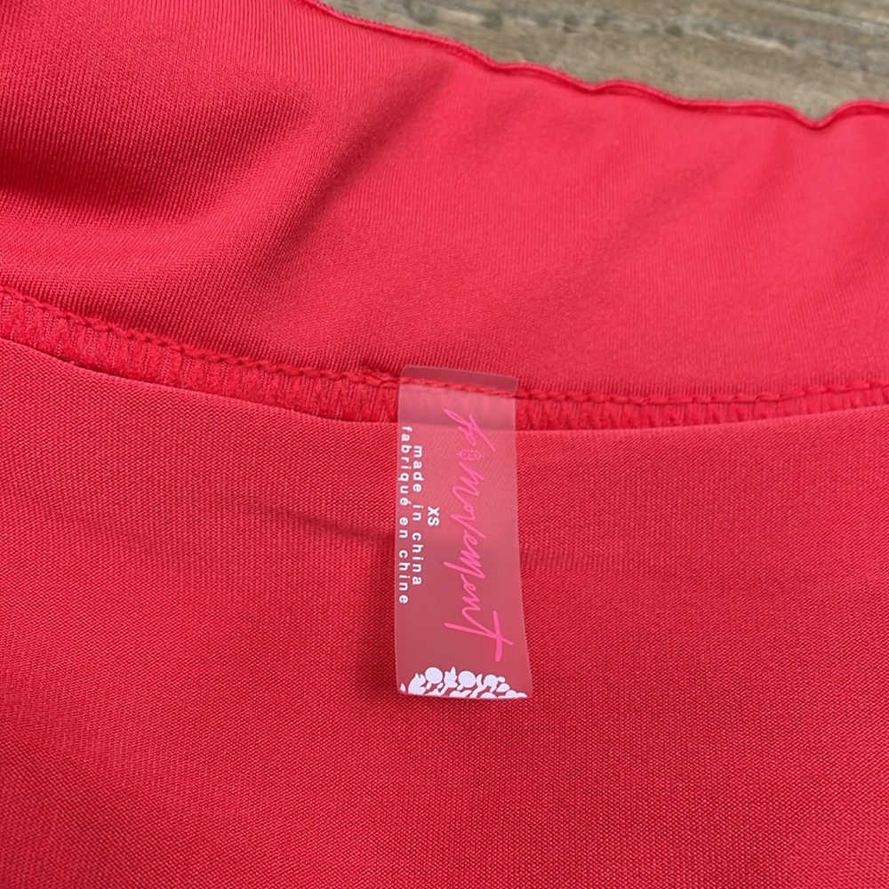 Free People Movement Round Robin Skort Cayenne Red - Picture 3 of 4